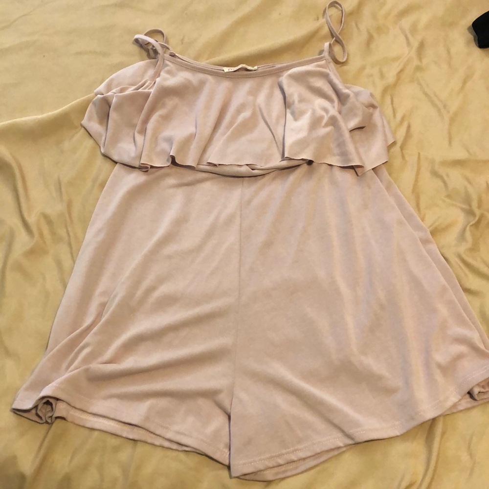 WOMENS size small Maromie Romper light pink color never worn NWOT